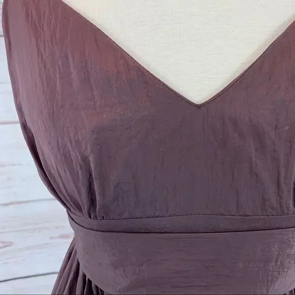 Forever 21 purple babydoll style ruffle dress - Picture 4 of 11